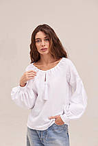 Блузка з білою вишивкою MEREZHKA  "Зірка", фото 3