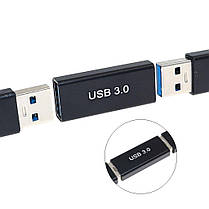 Перехідник адаптер Alitek USB 3.0 — USB 3.0 F/F (метал), фото 6