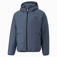 Куртка спортивна чоловіча Puma Classics Padded Jacket 535575 18 (синій, зима, термо, з капюшоном, бренд пума)