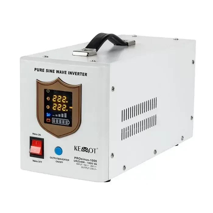 Гібридний ДБЖ/Інвертор Kemot URZ3406 PROsinus-1000 12V 230V 1000VA/700W