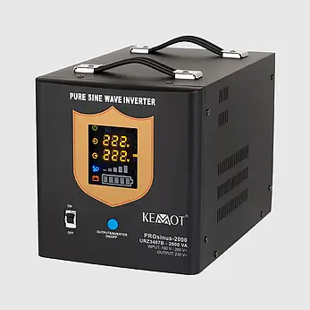 Гібридний ДБЖ/Інвертор Kemot URZ3407B PROsinus-2000 12V 230V 2000VA/1200W, фото 1