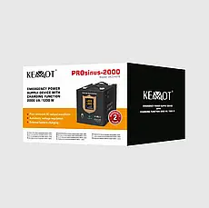 Гібридний ДБЖ/Інвертор Kemot URZ3407B PROsinus-2000 12V 230V 2000VA/1200W, фото 5