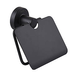 Тримач туалетного паперу з кришкою SONIA ASTRAL BLACK 185207 (000026855)