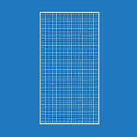 Сітка торговельна в рамці 100х180 см, осередок 50 мм, профіль 20 мм