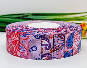 Репсова стрічка з малюнком. 2,5 см. 1 м.
