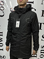 Куртка мужская Bihor демисезонная 48-58 арт.1659, Чорний, XL, 50