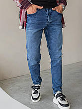 Чоловічі джинси базові (сині) комфортні стильні джинсові штани з гарною посадкою AE3509-001