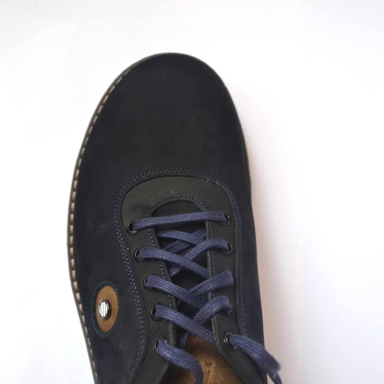 Полуботинки мужские демисезонные нубук черные обувь больших размеров Rosso Avangard BS Prince Street Black Nub - фото 9 - id-p1964551597
