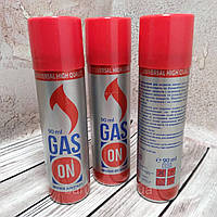 Газ для заправки всех типов многоразовых зажигалок GAS ON 90 мл
