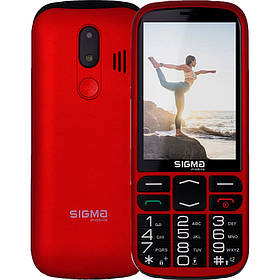 Телефон Sigma Comfort 50 CF211 OPTIMA Type-C Red Гарантія 12 місяців