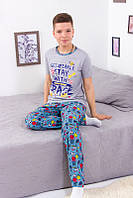 Піжама для хлопчика (підліткова) Синій Носи Своє (6376-002-33-1-v2)