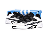 Зимові чоловічі жіночі кросівки Adidas Niteball Winter Fur Black White з хутром взуття зима Адідас Найтбол чорно-білі, фото 4