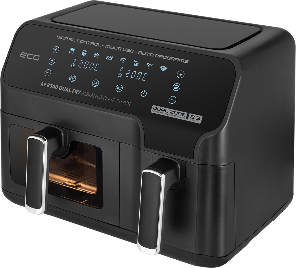 Мультипіч-аерофритюрниця ECG AF 8300 Dual Fry