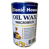 Масло-воск для дерева Bionic-House "Oil Wax", льняное масло с воском Bionic House (Бионик Хаус) 10л Бесцветный
