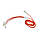 Шнур для телефону Flat 4в1 Lightning/microUSB/30pin/DC2mm 115 см Помаранчевий кабель для смартфона, фото 3