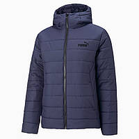 Куртка спортивна чоловіча Puma Essentials Padded Jacke 848938 06 (синій, зима, термо, з капюшоном, бренд пума)