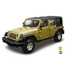 Автомодель - JEEP WRANGLER UNLIMITED RUBICON (асорті зелений металік, темно-синій, 1:32)