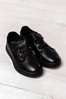 Туфлі для хлопчика Чорний No Brand (4347-v3)