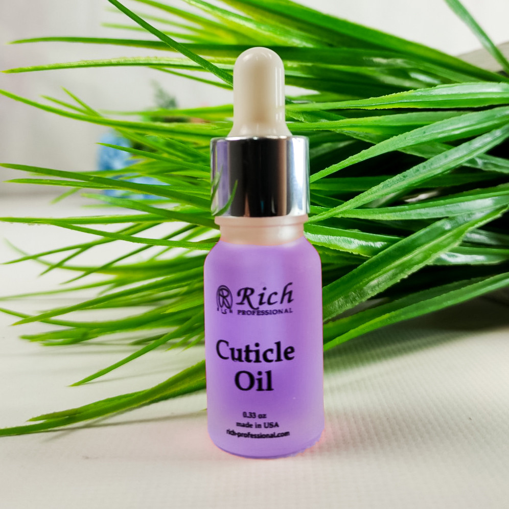 Олія зволожуюча для нігтів та кутикули з піпеткою Rich з вітаміном Е, 10 мл, фото 1