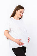 Футболка для вагітних та годуючих мам Білий Носи Своє (8355-070-v0)
