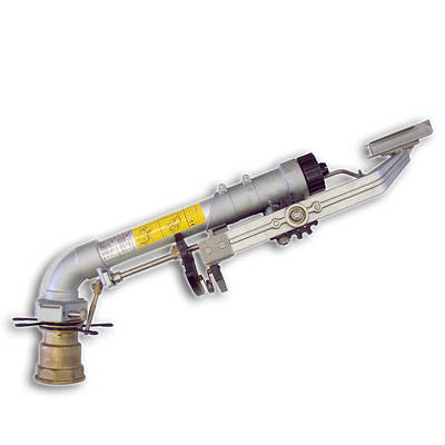 Водяна гармата, радіус 22 - 51 м, підключення 2", витрата 6,6 - 52,9 м ³/год, фрегат для поливу - Sime Royal