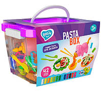 Детский игровой набор для творчества тесто для лепки TM Lovin Pasta box, 42 стека