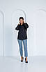Сорочка жіноча "532". Розміри 44,46,48. Колір чорний, фото 6