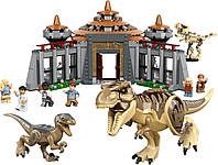 LEGO Конструктор Jurassic Park Центр посетителей: Атака тиранозавра и раптора Baumar - Сделай Это