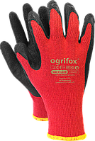 Защитные вязаные перчатки с покрытием Красный
