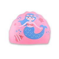 Силиконовая шапочка для плавания для детей от 0.7-3 лет, универсальная розового цвета CP-15 №1