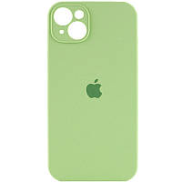 Чохол Чохол Silicone Case Full Camera Protective (AA) для Apple iPhone 13 (6.1") (М'ятний / Mint)