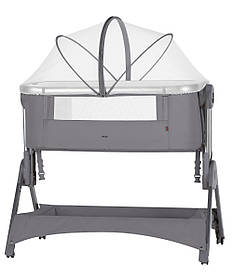 Приставне ліжечко для новонароджених CARRELLO Aria CRL-15501 Cloud Grey Сіра
