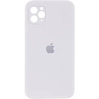 Чохол Silicone Case Square Full Camera Protective (AA) для Apple iPhone 11 Pro Max (6.5") (Білий / White)