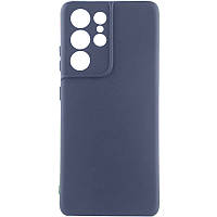 Чохол Silicone Cover Lakshmi Full Camera (A) для Samsung Galaxy S23 Ultra (Синій / Midnight Blue) 59080