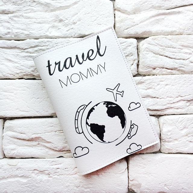Обкладинка на паспорт Travel mommy, фото 1