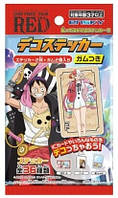 Жвачка One Piece Film Red Decoration Sticker with Gum