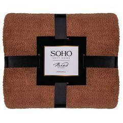Текстиль для дома SOHO Плед флісовий, розмір 200*230 см, Pattern beige