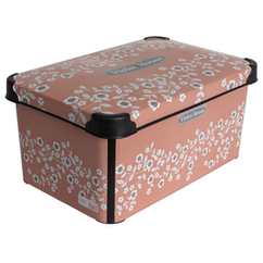 Корзина VIOLET HOUSE 0647 DECOR ANTRASIT FLOWER с/кр. 10 л (0647 DECOR ANTRASIT FLOWER с/кр. 10 л)