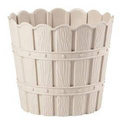 Горшок для цветов VIOLET HOUSE 1048 BAMBOO MIX д/цветов с дренажем 7 л. (1048 BAMBOO MIX 7 л.)