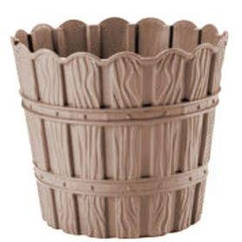 Горшок для цветов VIOLET HOUSE 1050 Бамбу MIX д/цветов с внут. вставкой 10 л. (1050 Бамбу MIX д/цветов с внут. вставкой 10 л.)