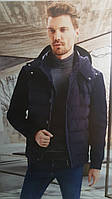 Куртка чоловіча фірми ZIVER демисизонная еврозима з капюшоном і плетеним рукавом