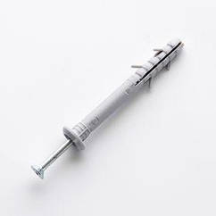 Дюбель-цвяшник швидкого монтажу 6*80 грибок (пач 100шт) поліетиленовий APRO