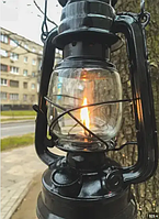Керасиновая лампа масляная /светильник со стильным дизайном 24см 20683 Польша