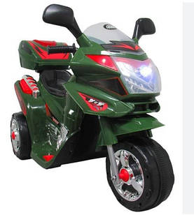 Дитячий мотоцикл на акумуляторі M6 ЗЕЛЕНИЙ M6 518 Польща