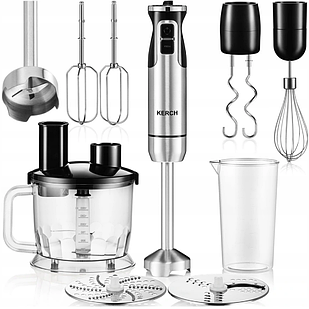 Блендер занурювальний Kerch 1200 Вт сріблястий Quick HB1200