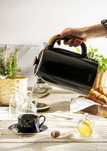 Електричний чайник Camry металевий 1,7 л STRIX чорний CR 1342