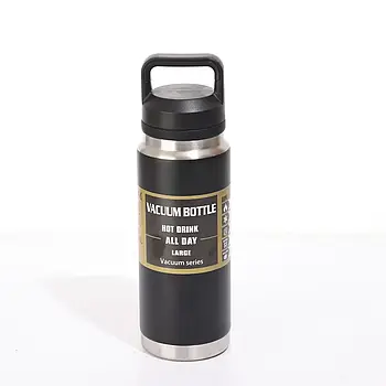 Чашка термос вакуумна A-Plus Vacuum Bottle 600 мл 987A з подвійними стінками з нержавіючої сталі