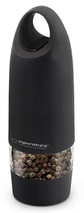 Електричний млинець для спецій, солі, перцю Esperanza, Чорний EKP003K.