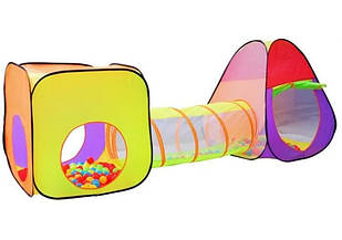Дитячий намет тунель і 200 шт м'ячів Польща