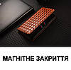 Чохол для Cubot P60 з натуральної шкіри протиударний магнітний книжка з підставкою "VENETTA", фото 5
